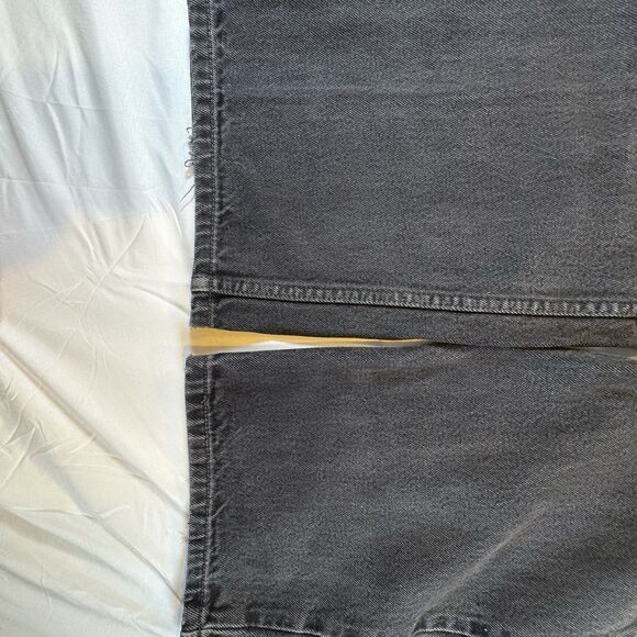 Vintage Levis 505 Jeans Mens 38x30 Black Gray Y2K Straight Red Tag - Picture 13 of 16